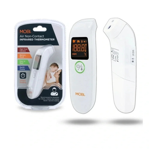 Mobi Air Non-Contact Infrared Thermometer-New in Package - Picture 1 of 5